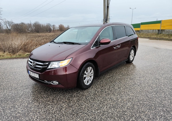 Honda Odyssey cena 76500 przebieg: 155000, rok produkcji 2016 z Warszawa małe 211